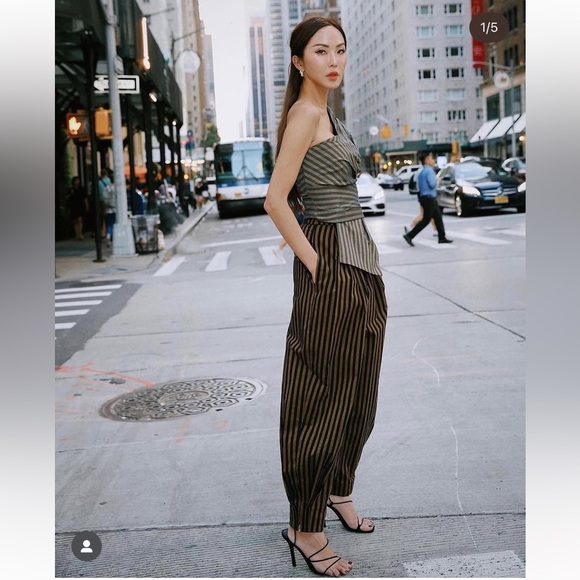 New Tory Burch ONE SHOULDER WRAP TOP $698 0 - Picture 2 of 11